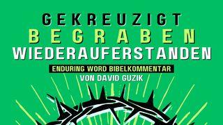 Gekreuzigt, begraben und wiederauferstanden! Johannes 19:30 Elberfelder Übersetzung (Version von bibelkommentare.de)
