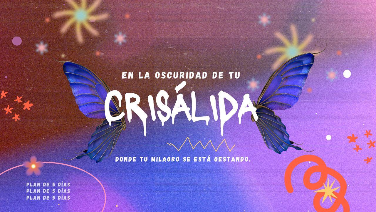 La oscuridad de tu crisálida.