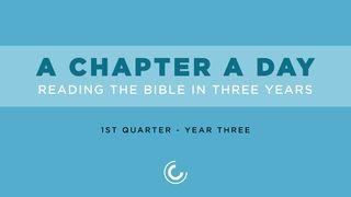 A Chapter A Day: Reading The Bible In 3 Years (Year 3, Quarter 1)