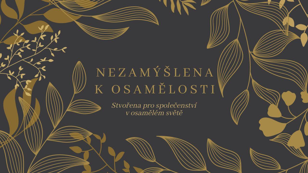 Nezamýšlena k osamělosti: Stvořena pro společenství v osamělém světě