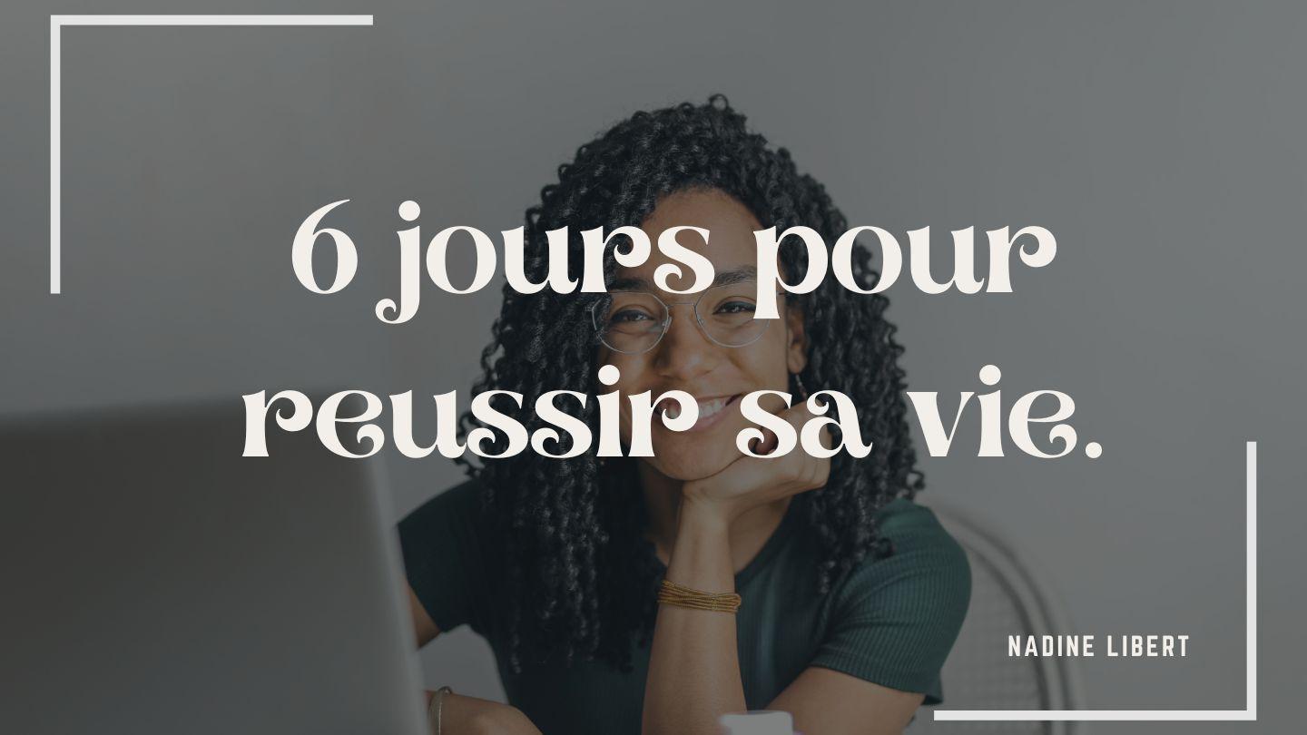 6 Jours Pour Réussir Sa Vie - Nadine Libert Genèse 41:1-14 La Bible Segond 21
