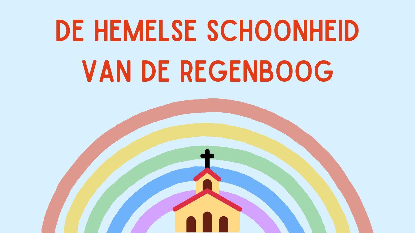 De hemelse schoonheid van de regenboog De Openbaring van Johannes 4:3-11 NBG-vertaling 1951