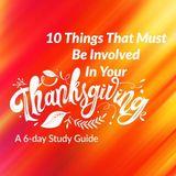 10 Things That Must Be Involved in Your Thanksgiving