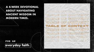 Table of Context Psalms 145:13-16 American Standard Version