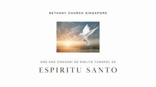 ANO ANG SINASABI NG BIBLIYA TUNGKOL SA ESPIRITU SANTO Jon 14:16-17 U Bulunagana U Niga