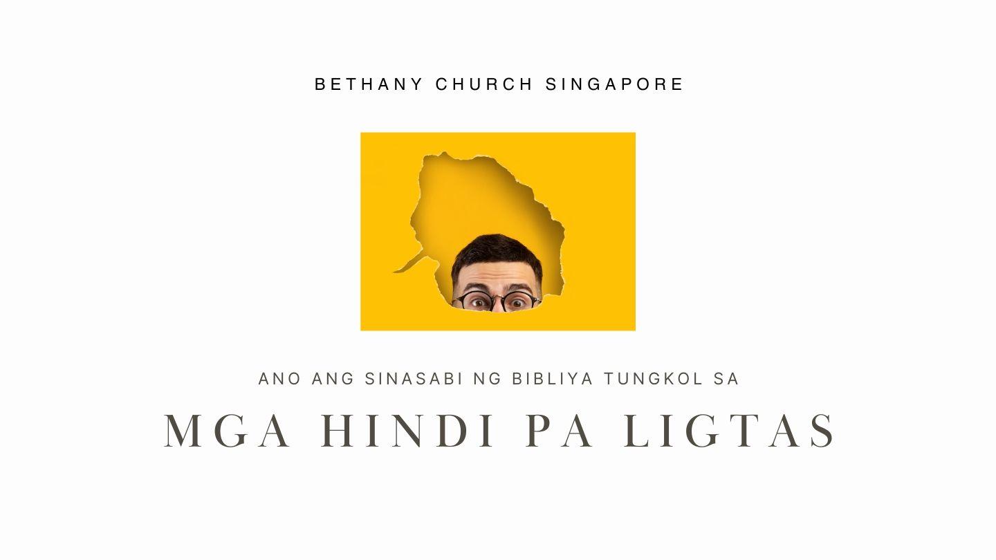 ANO ANG SINASABI NG BIBLIYA TUNGKOL SA MGA HINDI PA LIGTAS Wikhikən 3:36 Wikhikәn 2014