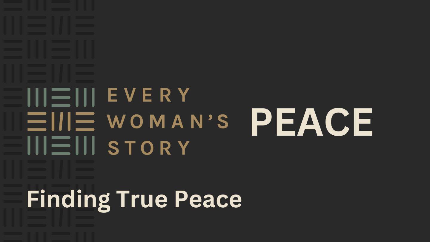 Finding True Peace