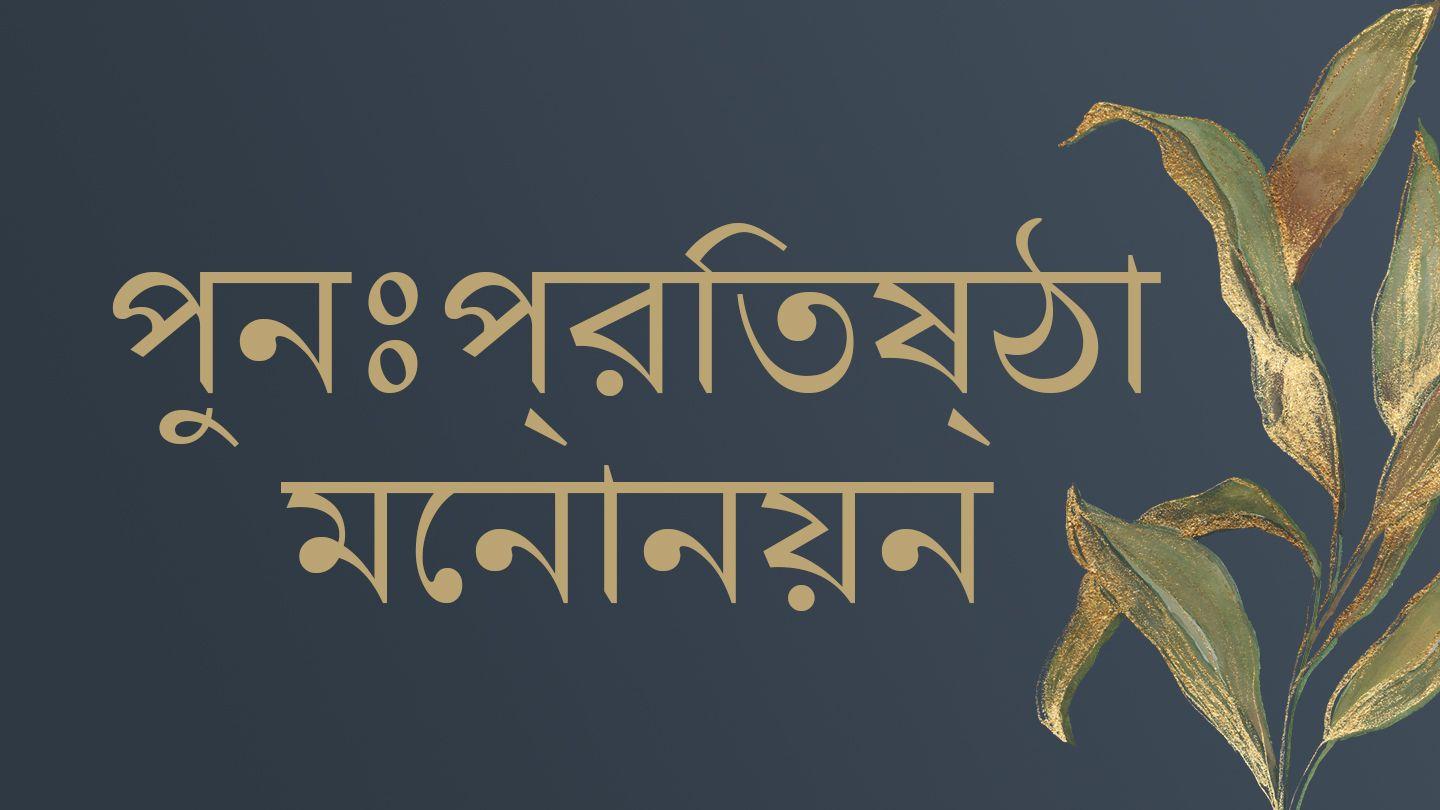 পুনঃপ্রতিষ্ঠা মনোনয়ন