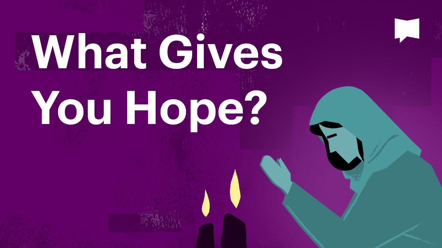 BibleProject | What Gives You Hope? Hebrews 3:1-3 New International Version (Anglicised)