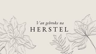 Van Gebroke Na Herstel - Die Boek Nehemia