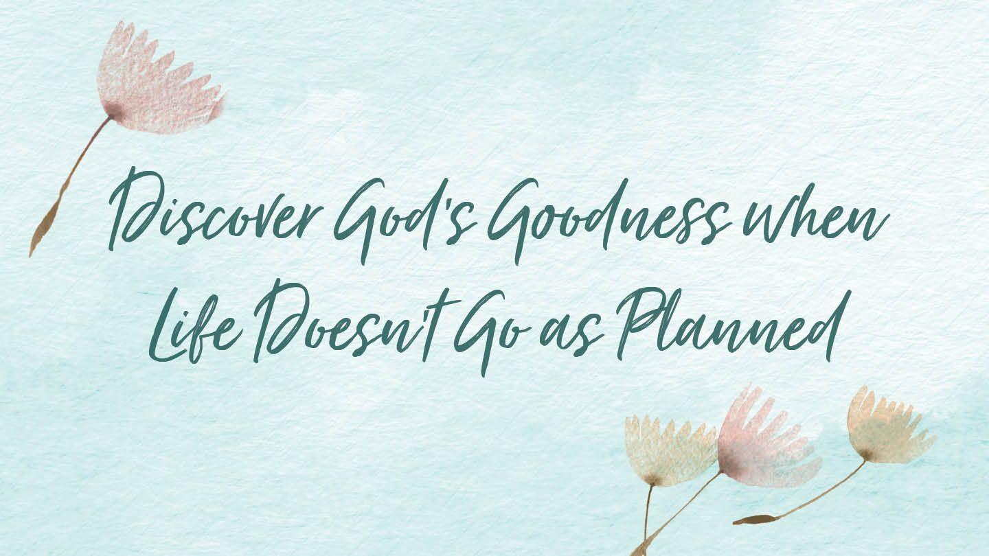 Discover God’s Goodness When Life Doesn’t Go as Planned ઉત્પત્તિ 6:12 પવિત્ર બાઇબલ C.L.