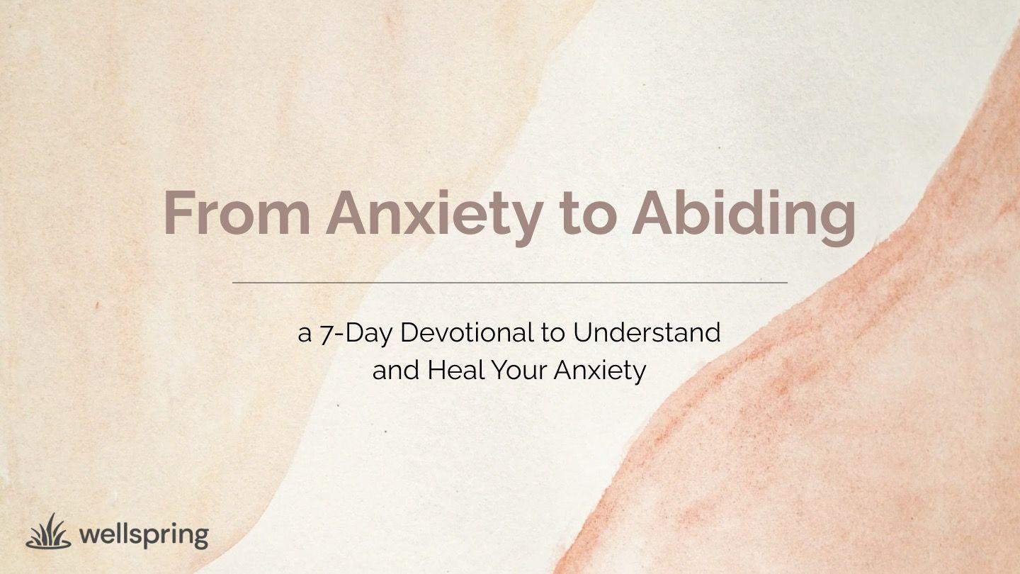 From Anxiety to Abiding: 7 Days to Peace 詩篇 6:9 楊格非文理《舊約詩篇》