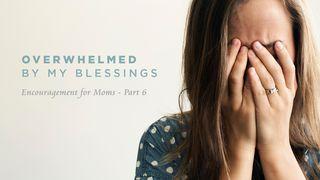 Overwhelmed by My Blessings: Encouragement for Moms (Part 6) Proverbs 22:6 Christian Standard Bible
