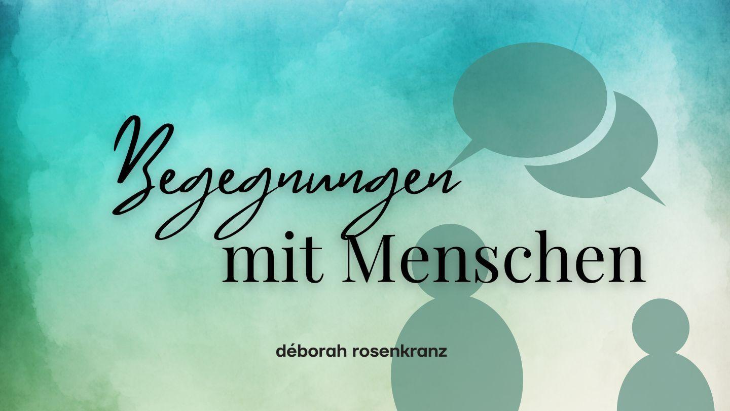 Das mit dem Glauben ‚is nix für mich‘ – Begegnungen mit Menschen Psalm 90:14-17 Hoffnung für alle