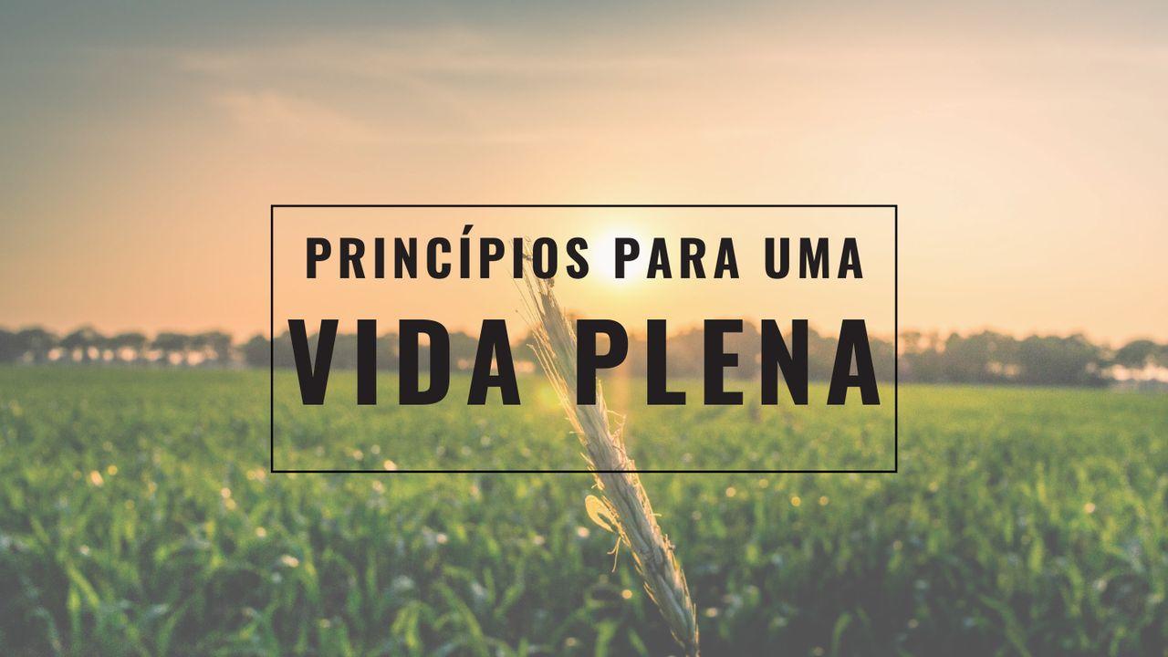 Princípios para uma vida plena