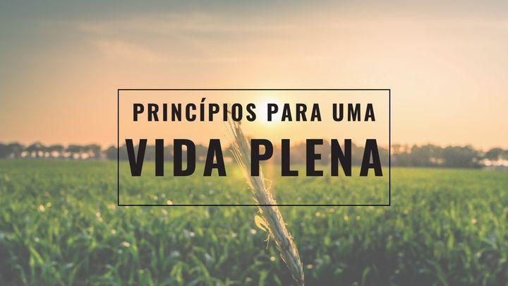 Princípios para uma vida plena