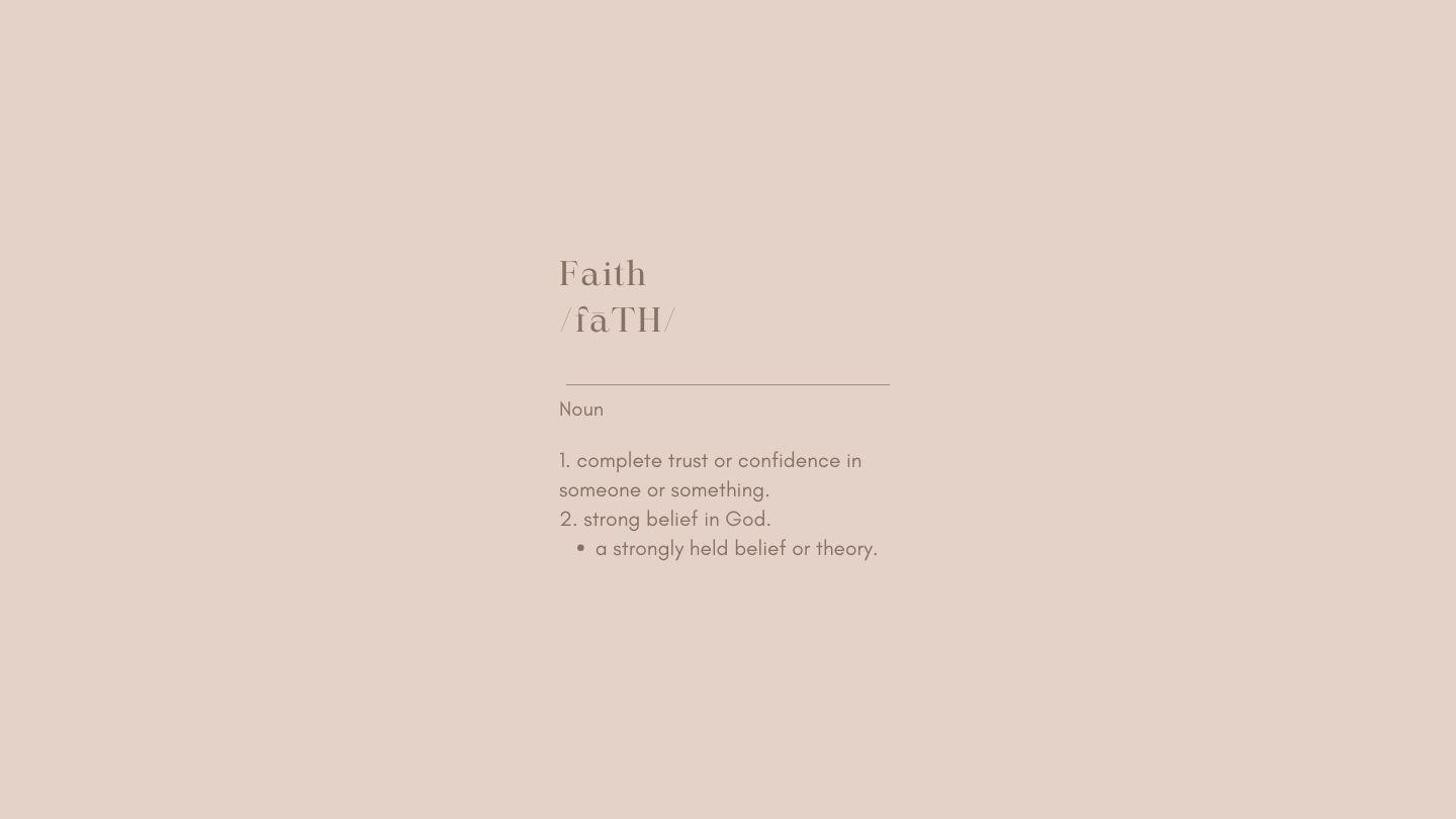 Faith Your Way Through Your Day! Mark 2:1-5 The Message