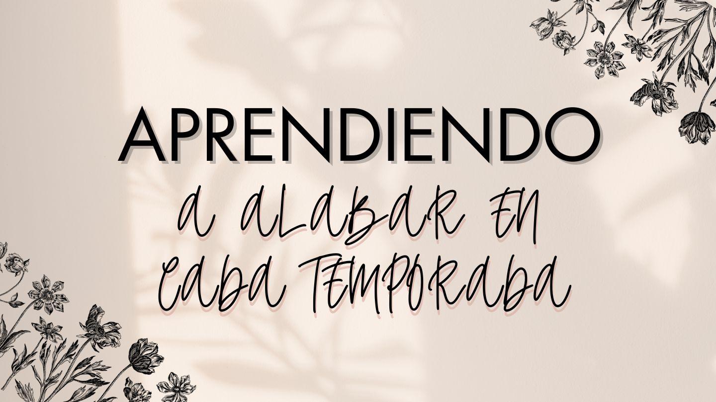 Aprendiendo a alabar en cada temporada Salmos 1:3 Biblia Reina Valera 1960