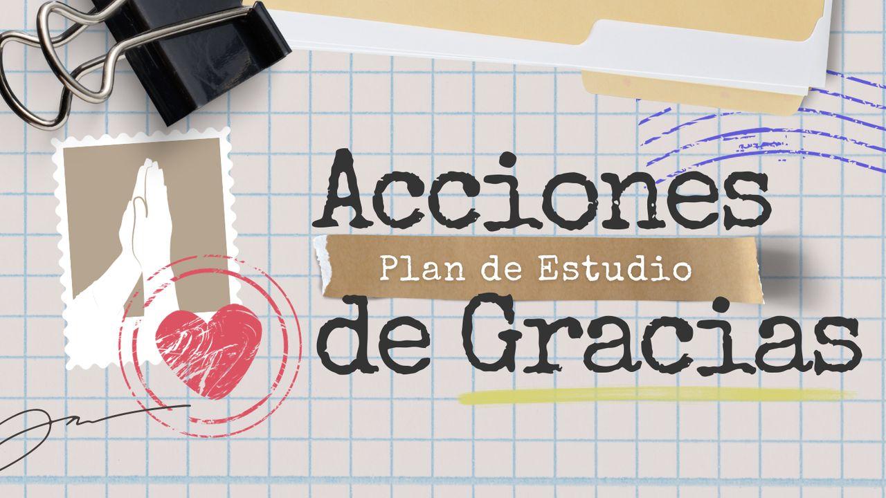 Acciones de Gracias