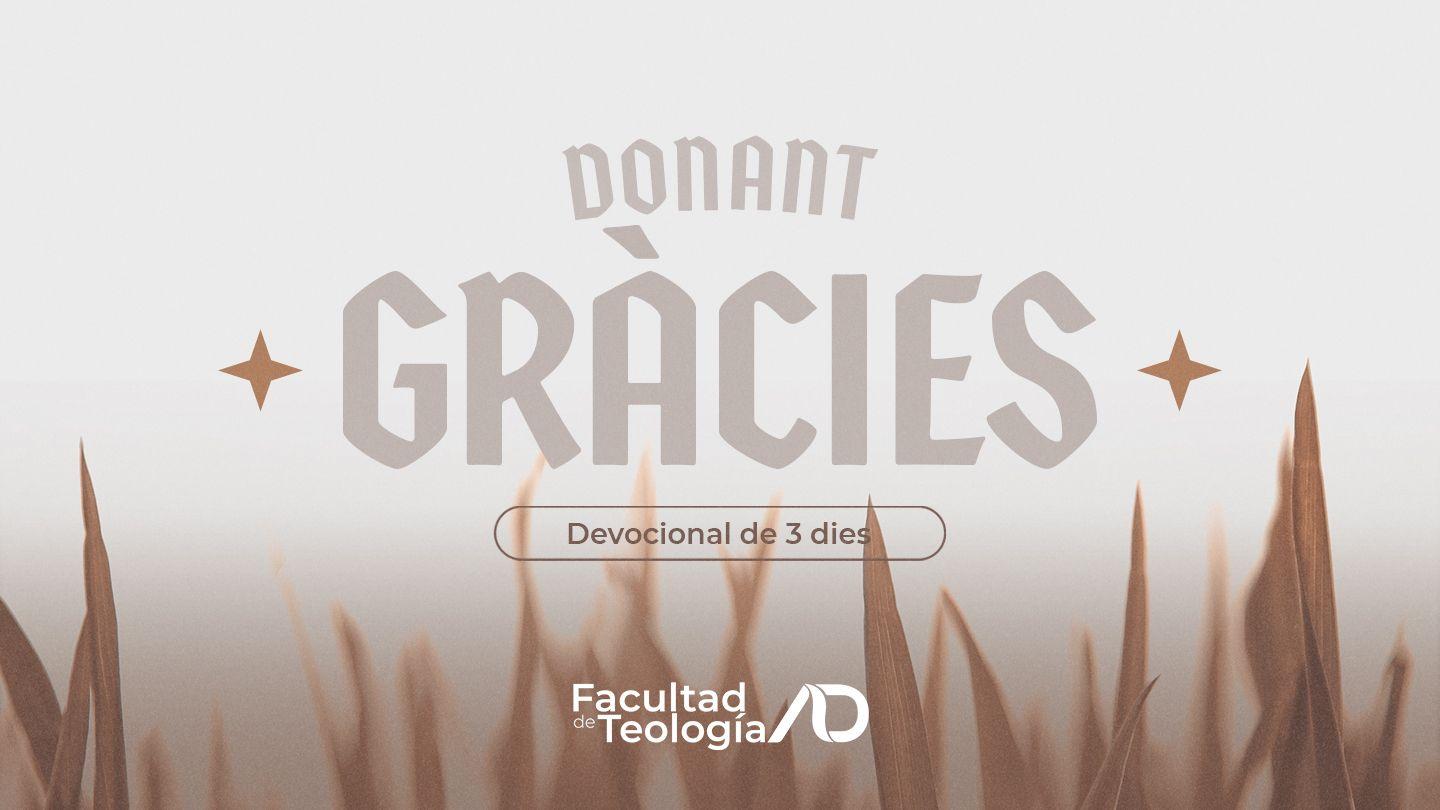 Donant Gràcies FILIPENCS 2:5 Bíblia Evangèlica Catalana