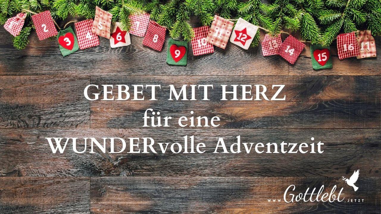 Gebet mit Herz - für eine wundervolle Adventzeit