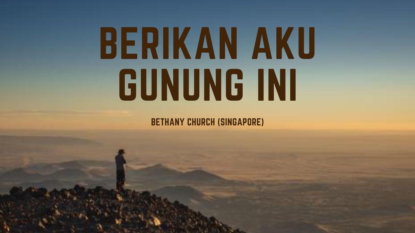 Berikan Aku Gunung Ini Yosua 14:13 Terjemahan Sederhana Indonesia