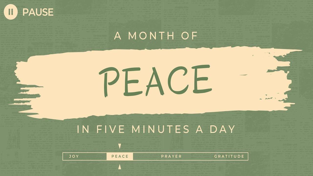 Pause: A Month of Peace in Five Minutes a Day