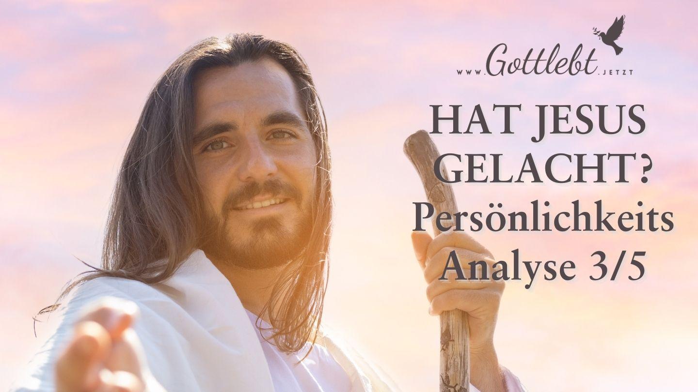 Hat Jesus gelacht? Persönlichkeitsanalyse Teil 3/5 Matie 4:1-2 Ɛmɛẅi ankà ankrànkràn 2003