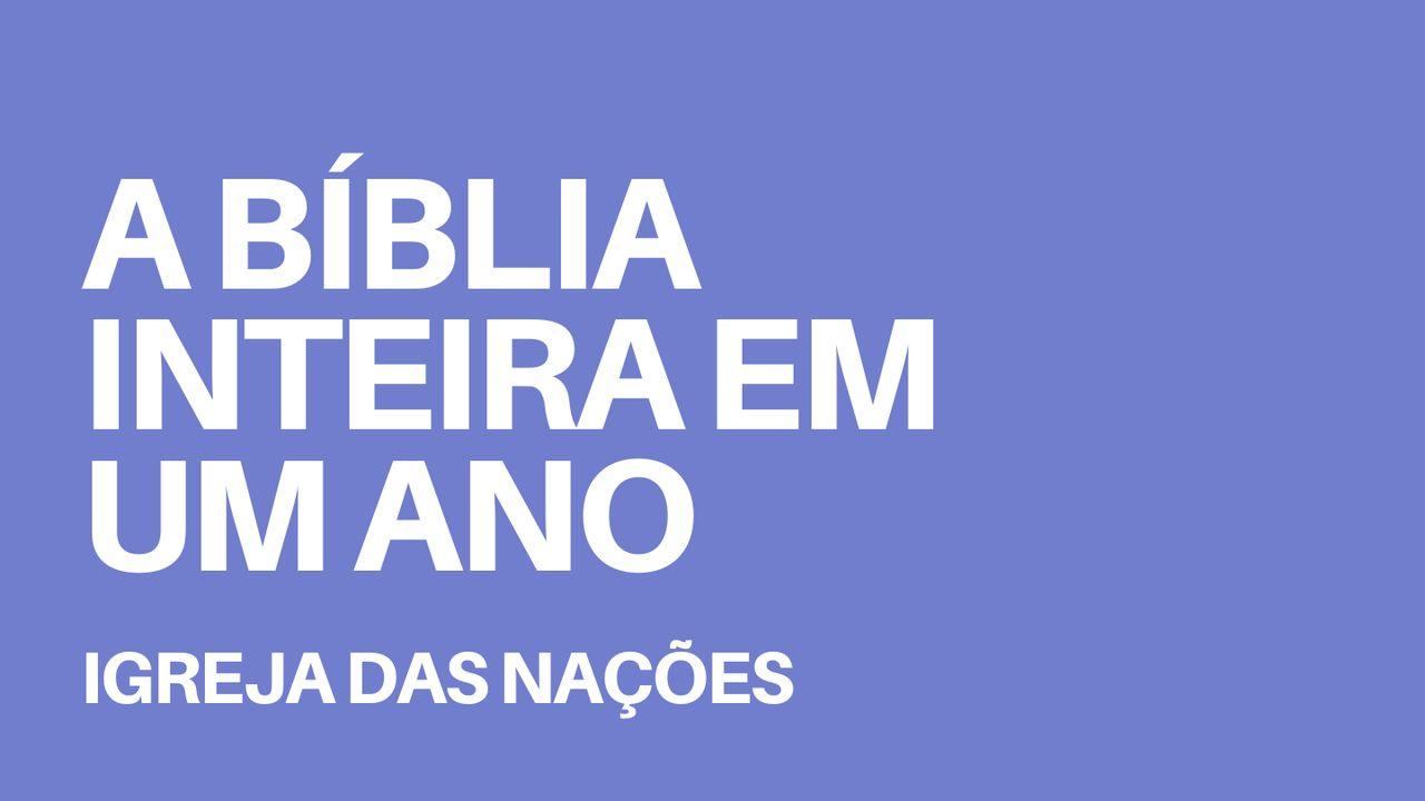 A Bíblia Inteira Em Um Ano - Março