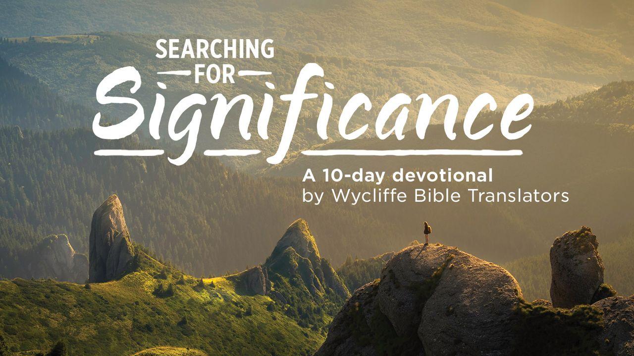 Searching For Significance