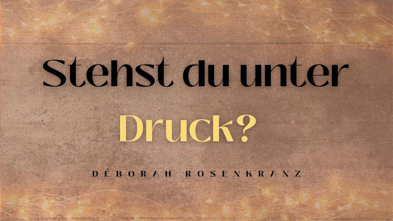 Stehst du unter Druck?