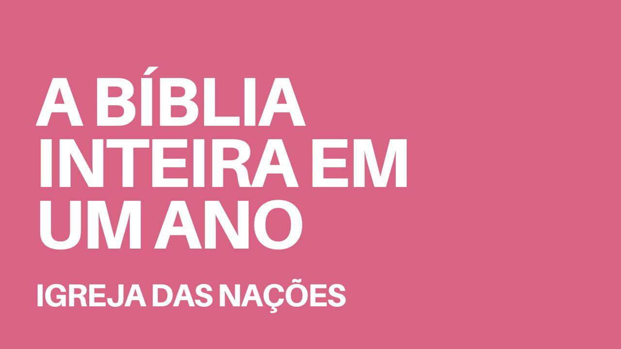 A Bíblia Inteira em um Ano - Maio