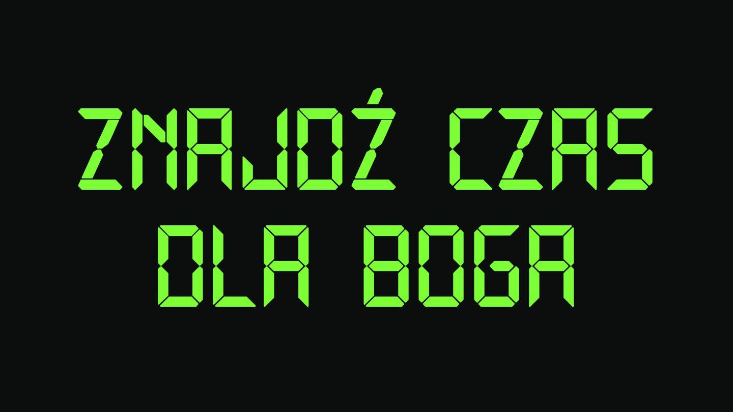 Znajdź czas dla Boga Josua 1:8 Saposa