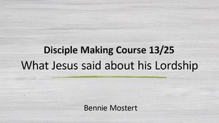 What Jesus Said About His Lordship Revelation 6:16 American Standard Version