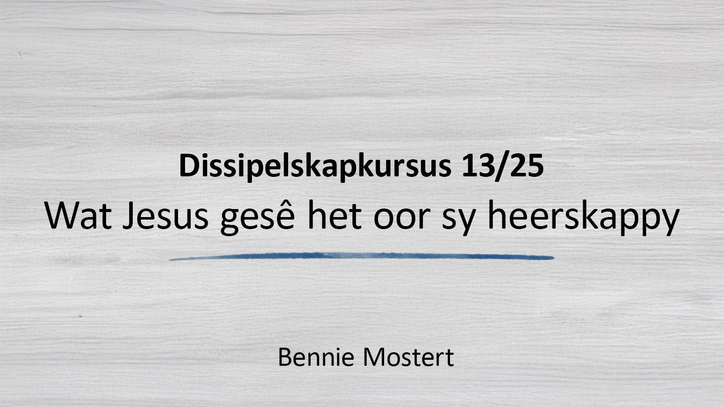 Wat Jesus Gesê Het Oor sy Heerskappy  Svun Mateo 7:19 LEQUIL ACH' C'OP