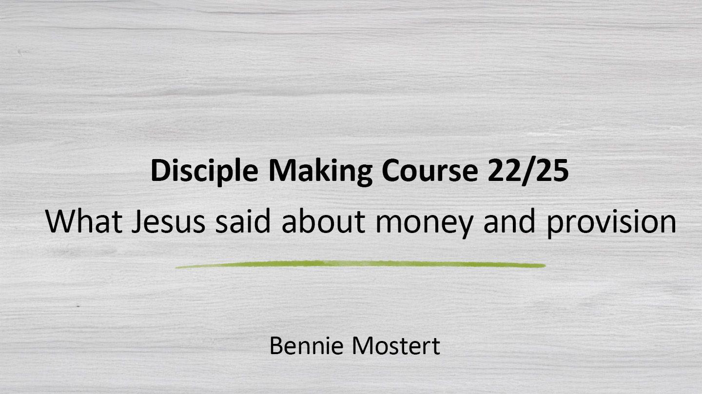 What Jesus Said About Money and Provision Proverbs 11:24-28 King James Version