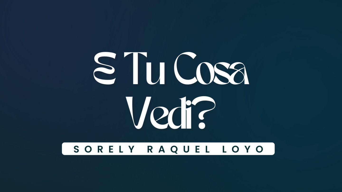 E Tu Cosa Vedi? GENESI 16:7-15 Diodati Bibbia 1885