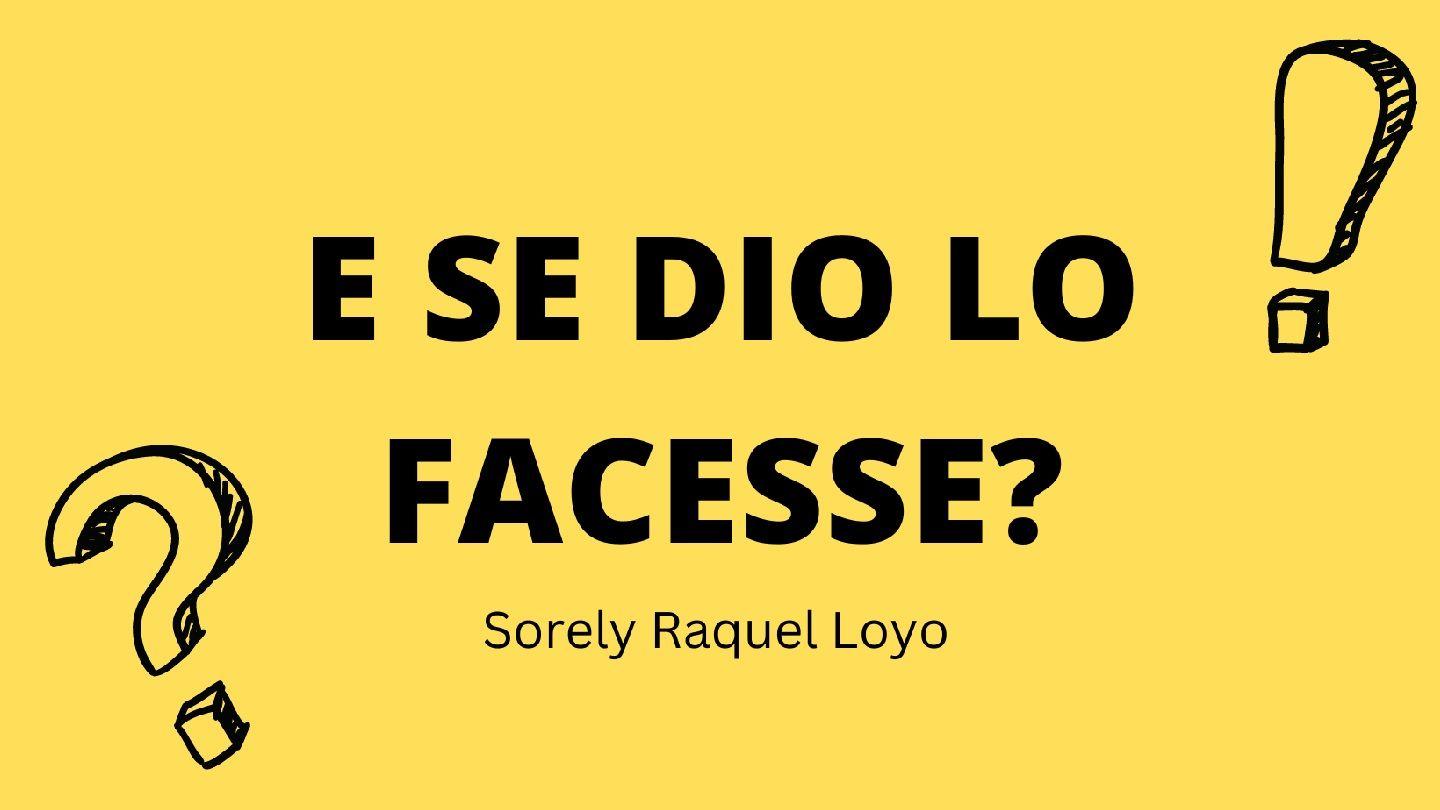 E Se Dio Lo Facesse? Secondo libro dei Re 4:16 Nuova Riveduta 2006