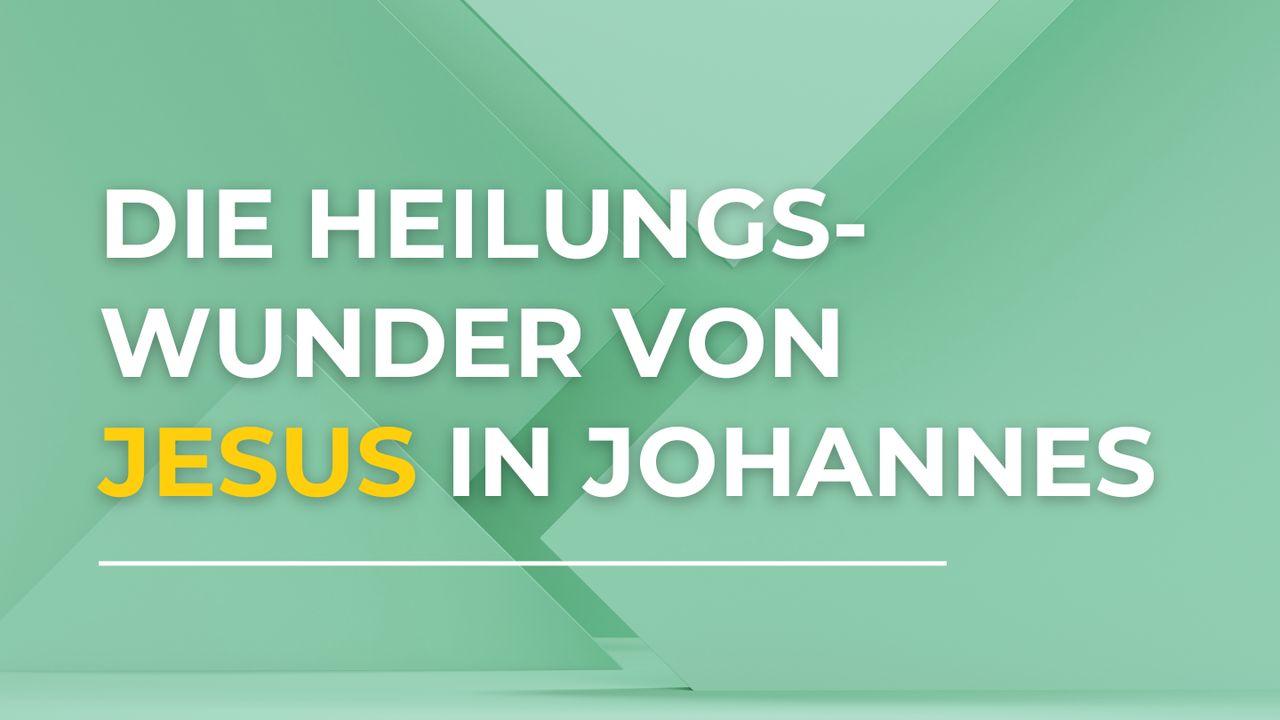 Die Heilungswunder von Jesus im Johannes-Evangelium