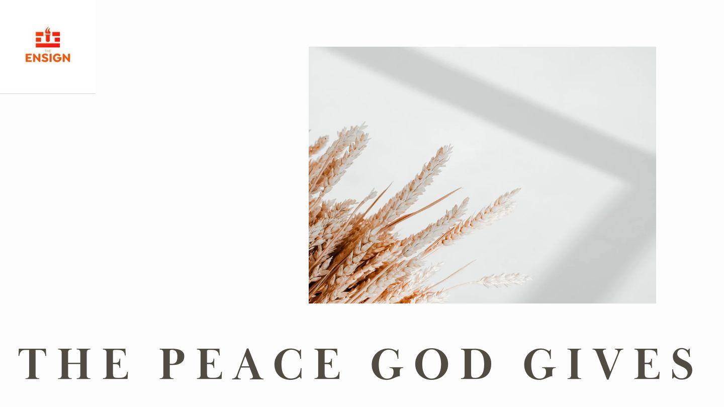 The Peace God Gives Isaiah 54:10-13 King James Version