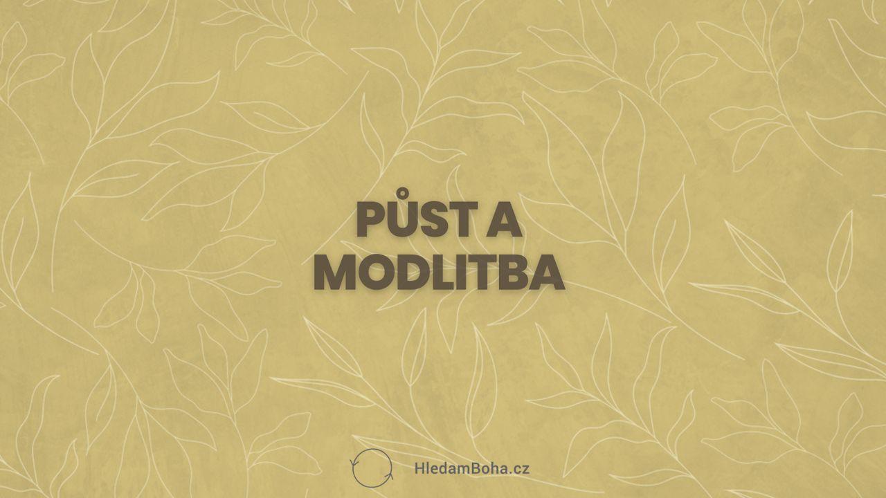 Půst a modlitba