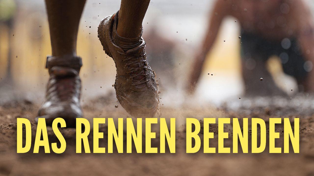 Das Rennen beenden