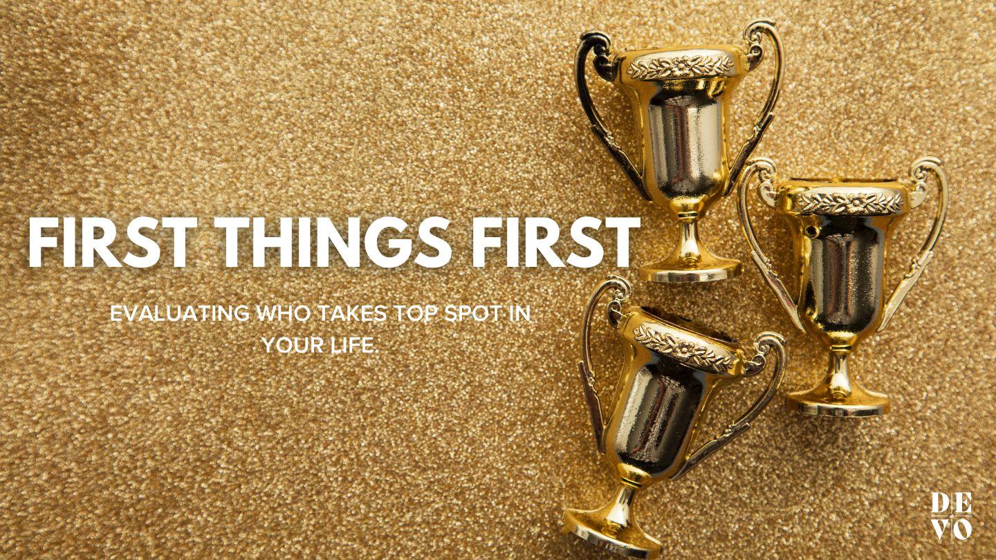 First Things First Mateo 7:14 Irinibare Tosorintsi Ocomantëgotëri Antigomi Jesoquirisito