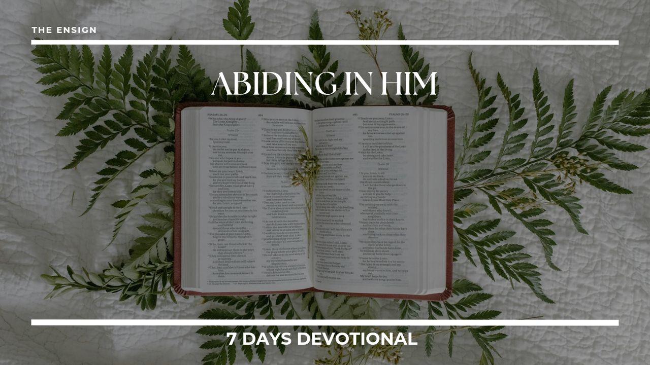 Abiding in Him