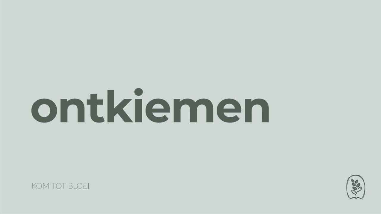 DagelijkseBroodkruimels - Ontkiemen