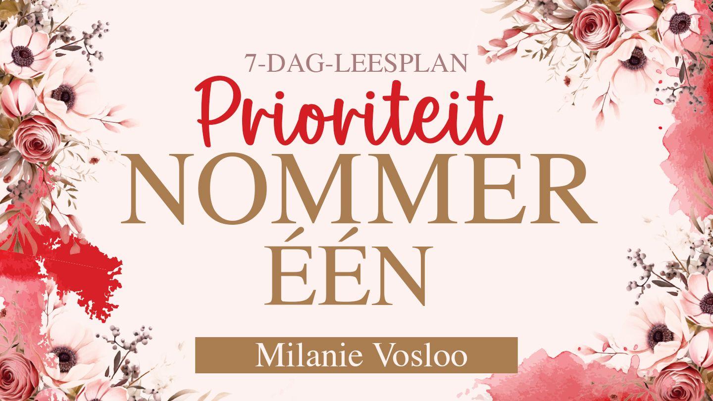 Prioriteit nommer één PSALMS 51:1-2 Afrikaans 1983