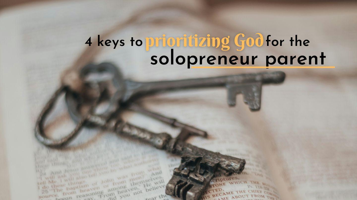 4 Keys to Prioritizing God for the Solopreneur Parent San Mateo 6:16-18 Quichua, Northern Pastaza: Diospa shimi