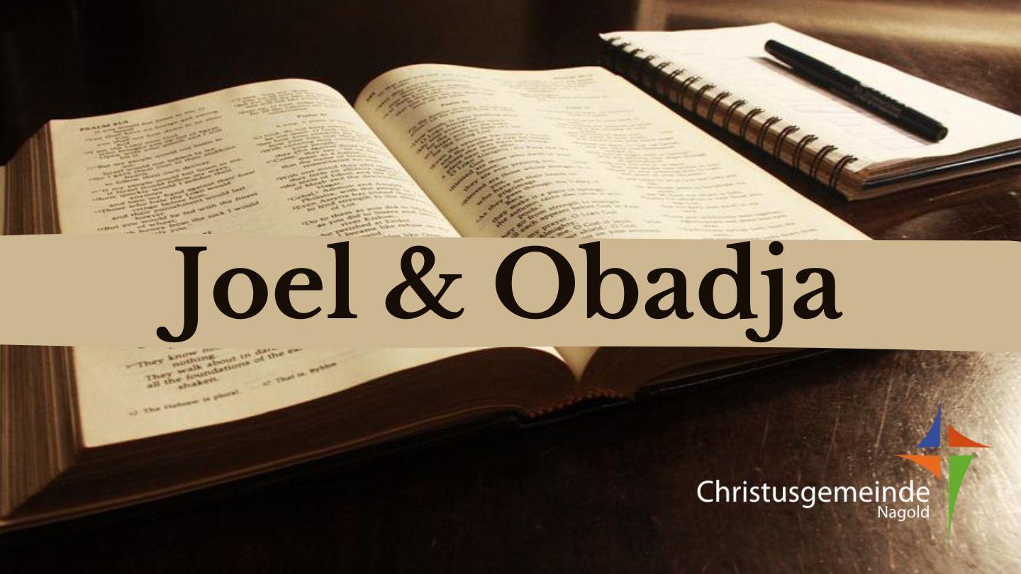 Joel & Obadja Joel 2:1-3 Darby Unrevidierte Elberfelder