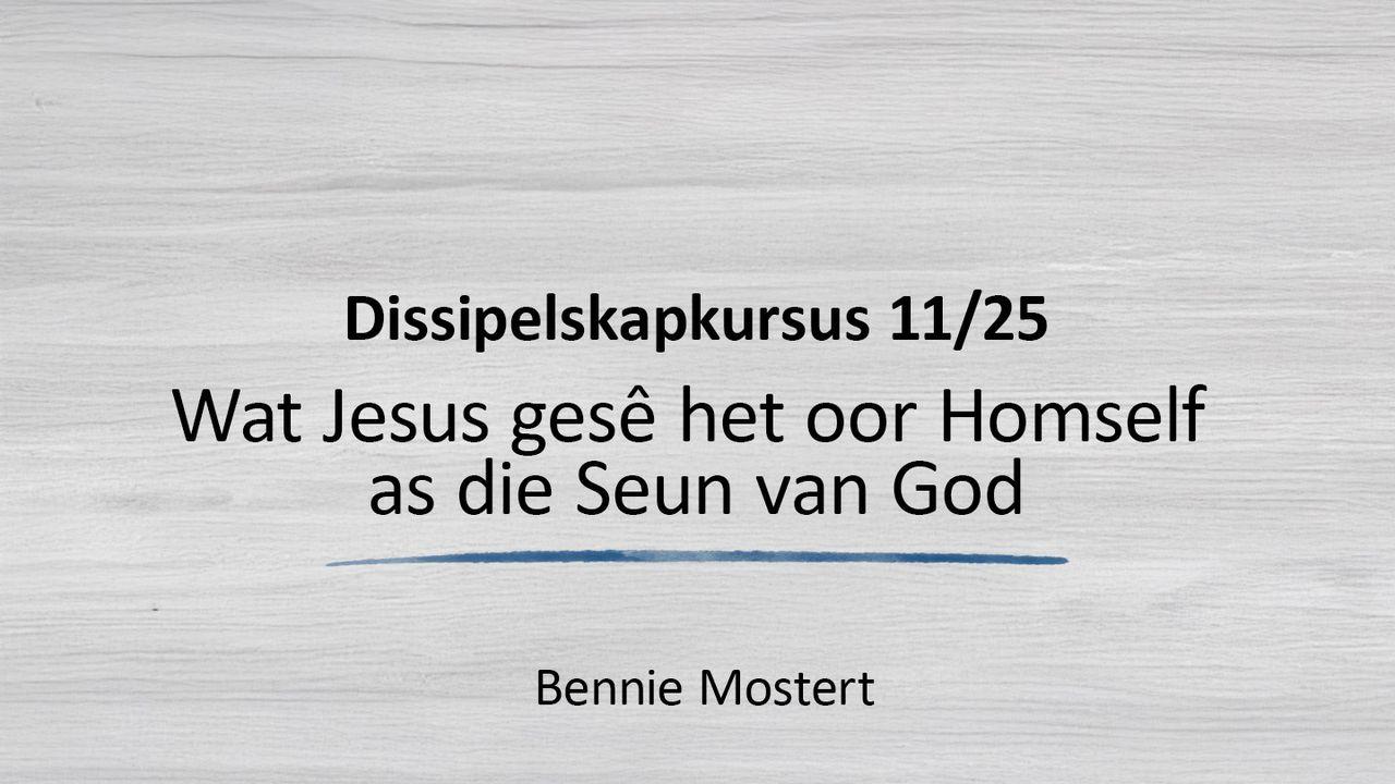 Wat Jesus gesê het oor Homself as die Seun van God