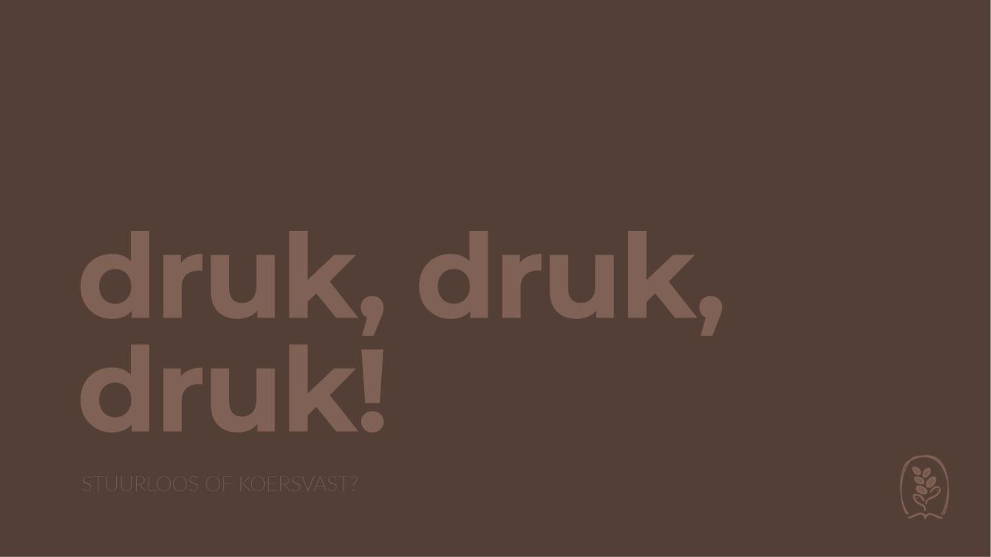 DagelijkseBroodkruimels - Druk, druk, druk! Het Evangelie van Markus 4:3-11 Statenvertaling (Importantia edition)